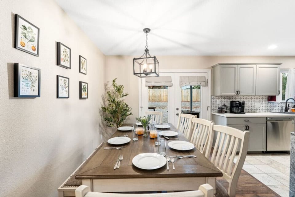 Savor every meal in this dining space