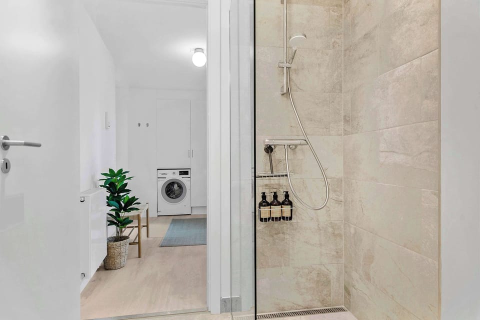 Bathroom with shower and toilet