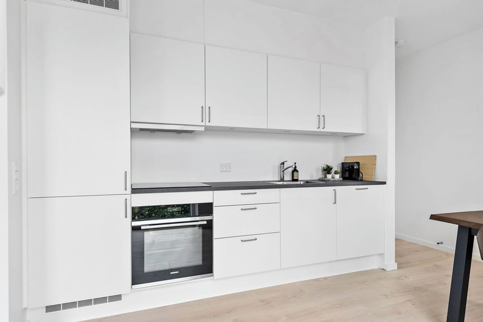 Kitchen with Nespresso machine