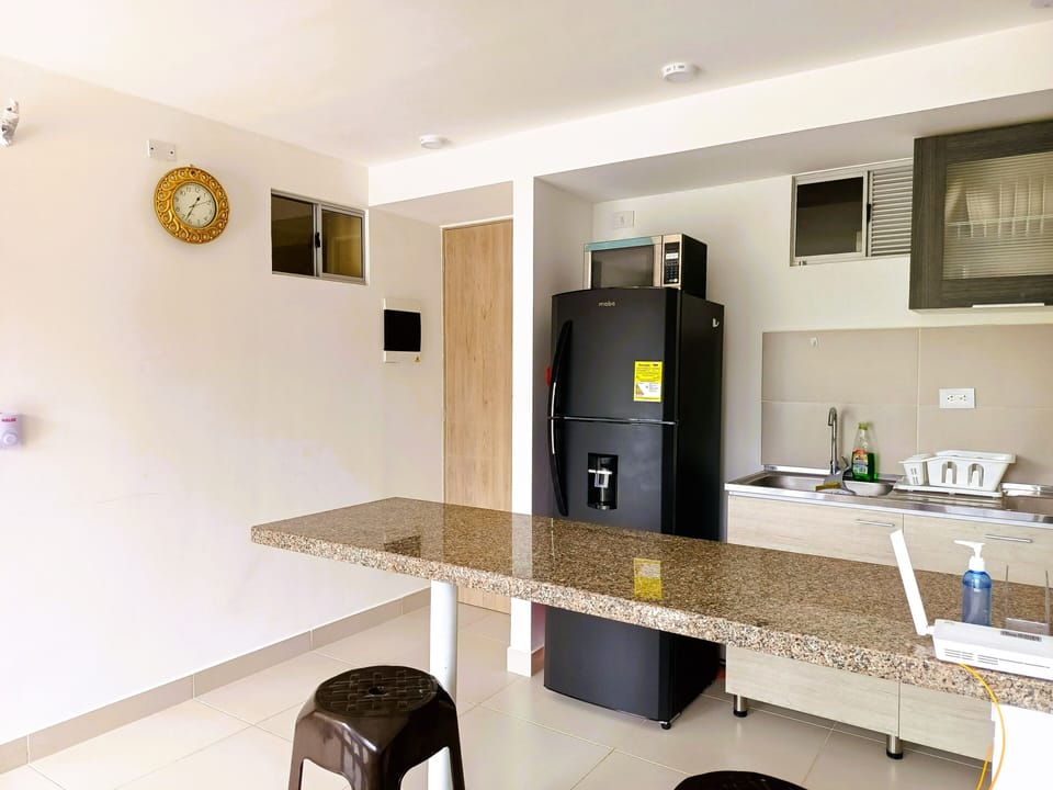 Vista a la cocina