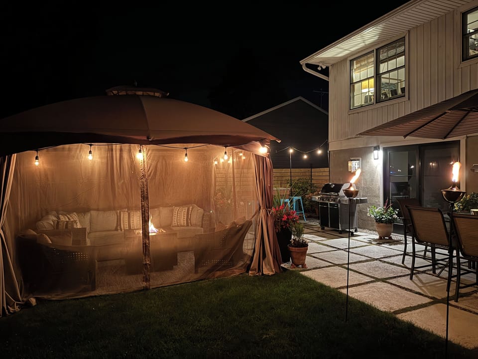 Outdoor Patio and Gazebo