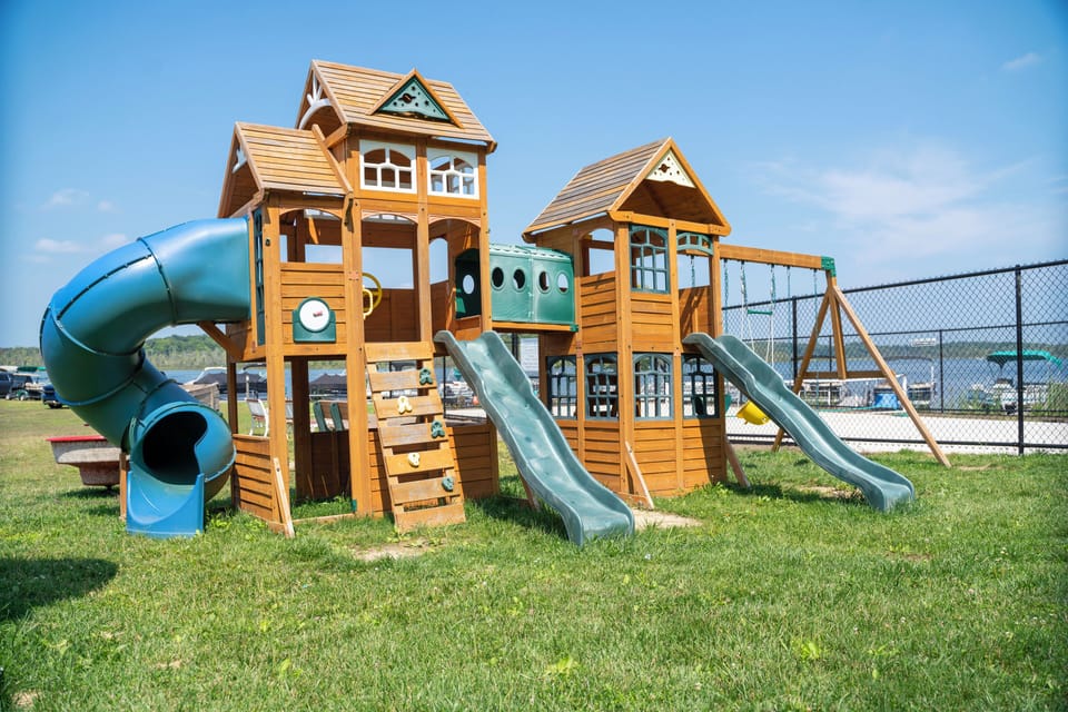 Playground for children under 10 years old. Bring on the young ones.