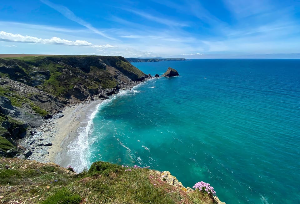 This stunning stretch of coastline offers crystal clear waters, dramatic cliffs and sandy beaches
