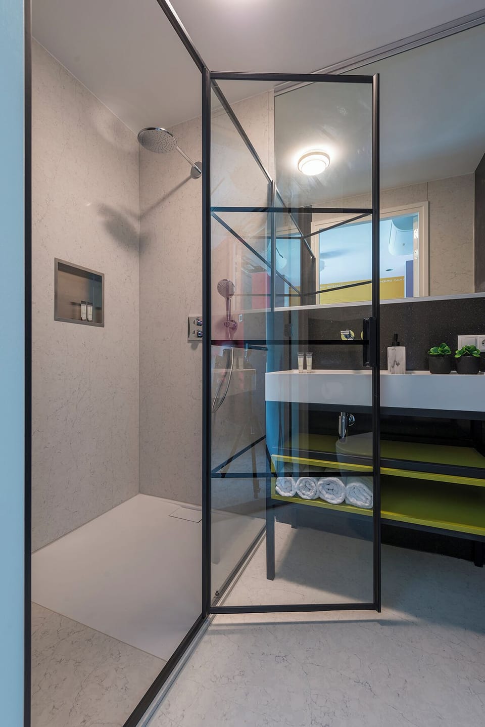 A clean, relaxing space to start or end your day.