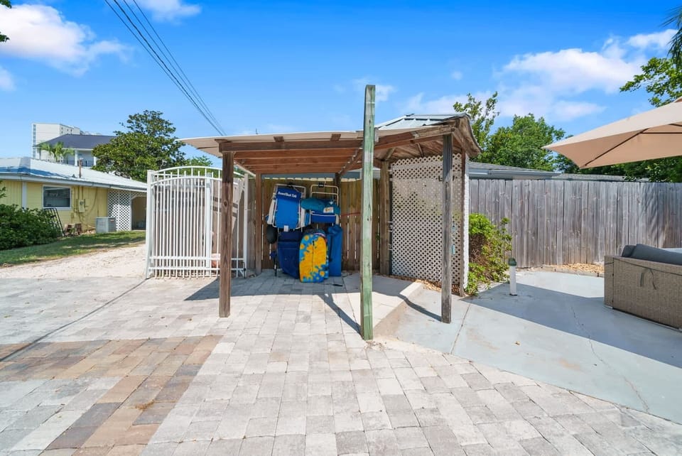 Beach Supplies Provided With Outdoor Shower