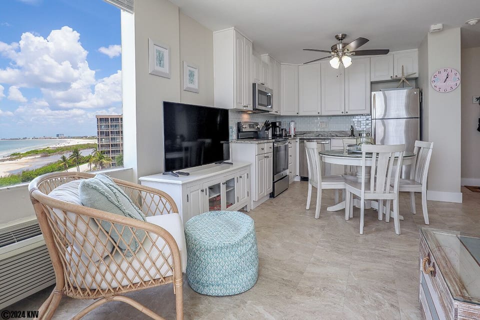 Beautiful accommodations are matched by the gorgeous view of the Gulf from every spot in the condo
