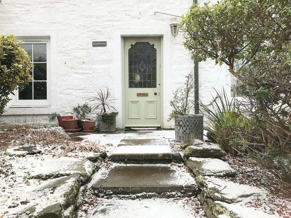 Croftbank in the snow | Croftbank, Lochranza