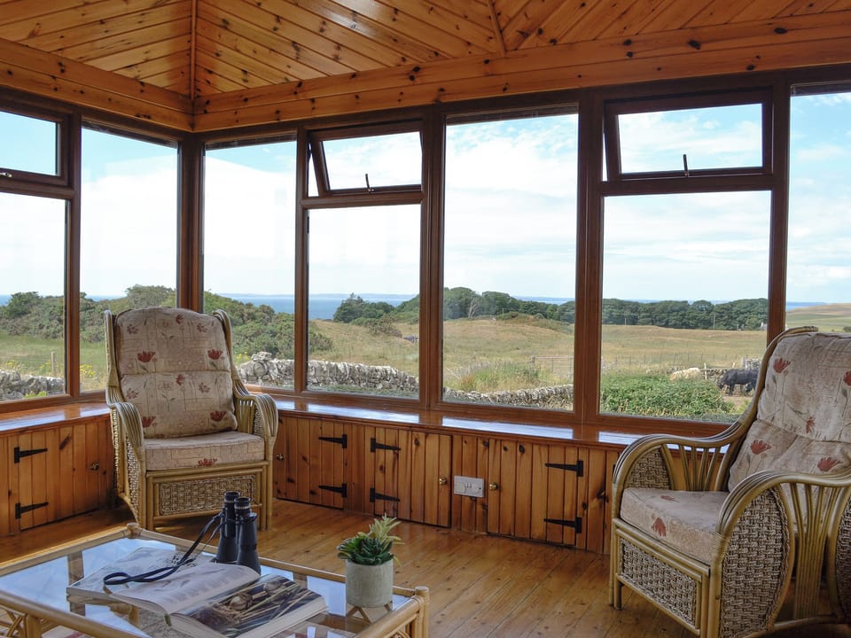 Sun room with stunning views | Allanhead, Borness, by Borgue, Kirkcudbright