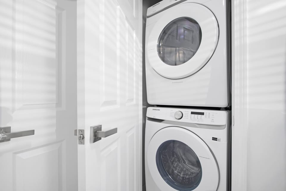 In-unit washer and dryer