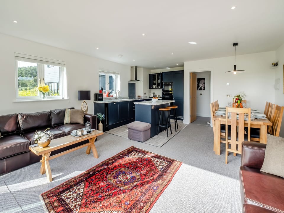 Open plan living space | Trafalgar - Fair Isle Holiday Cottages, Near Newport