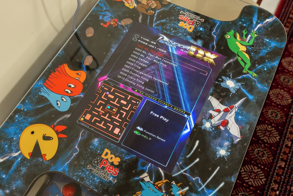 Video game in the game room