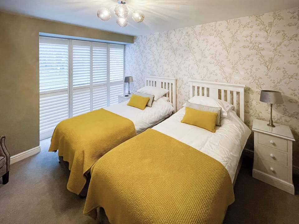 Twin bedroom | Cloggy Nook, Tughall Steads near Beadnell