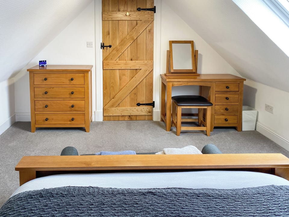 Comfortable double bedroom | Woodlea Cottage 2, Dippen, near Whiting Bay, Isle of Arran