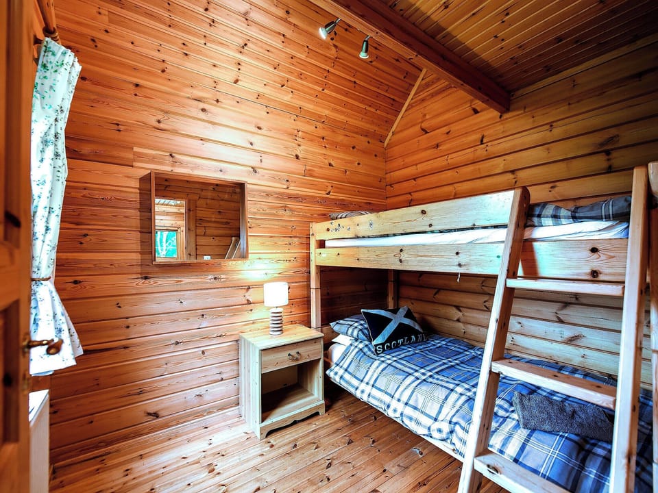 Lovely bunk bedded room | Criffel Lodge, Tongland, Kirkcudbright