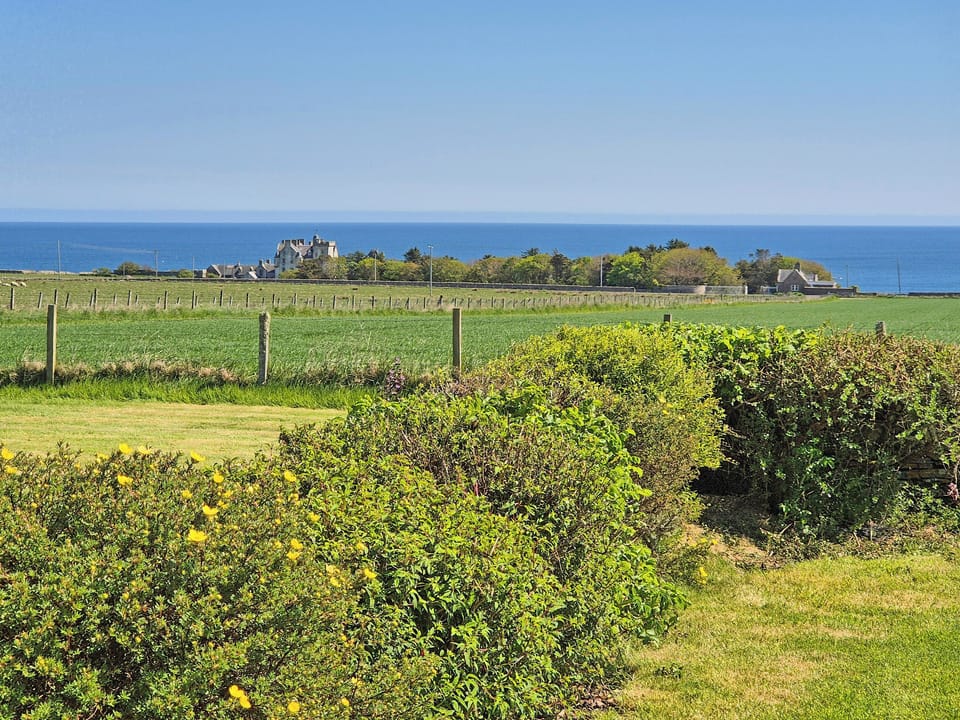 View from the patio area | Curlew Croft, North Keiss, Caithness
