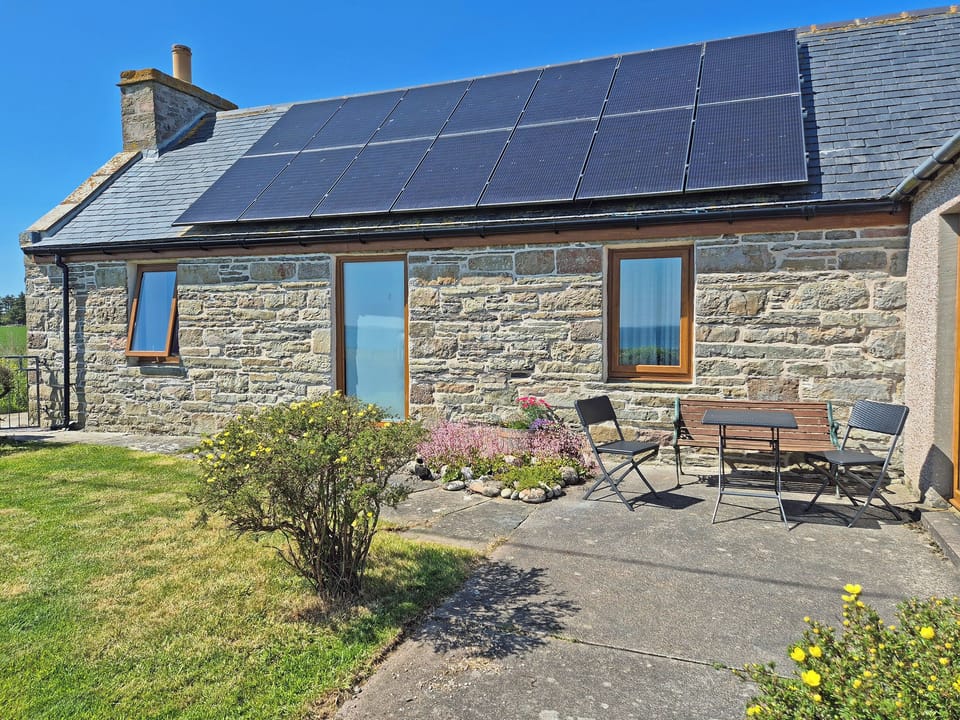 Patio area | Curlew Croft, North Keiss, Caithness