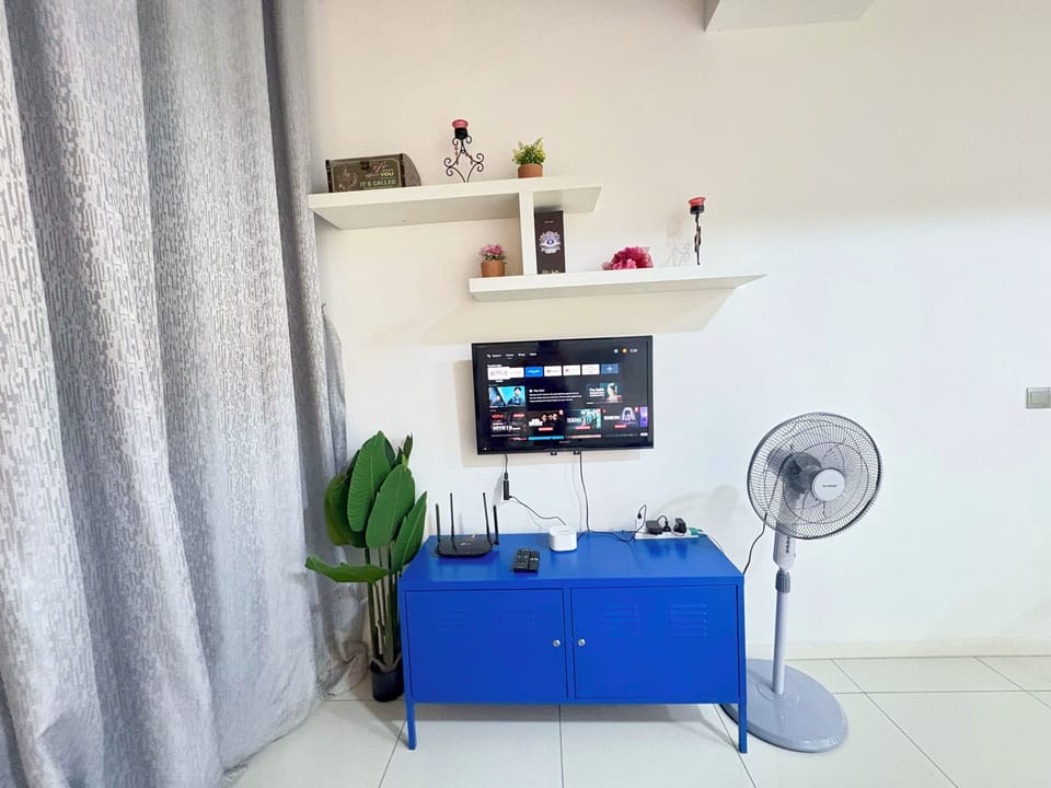 24-inch LED TV with digital channels, pay movies