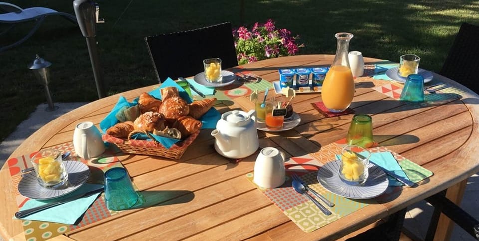 petit dej terrasse