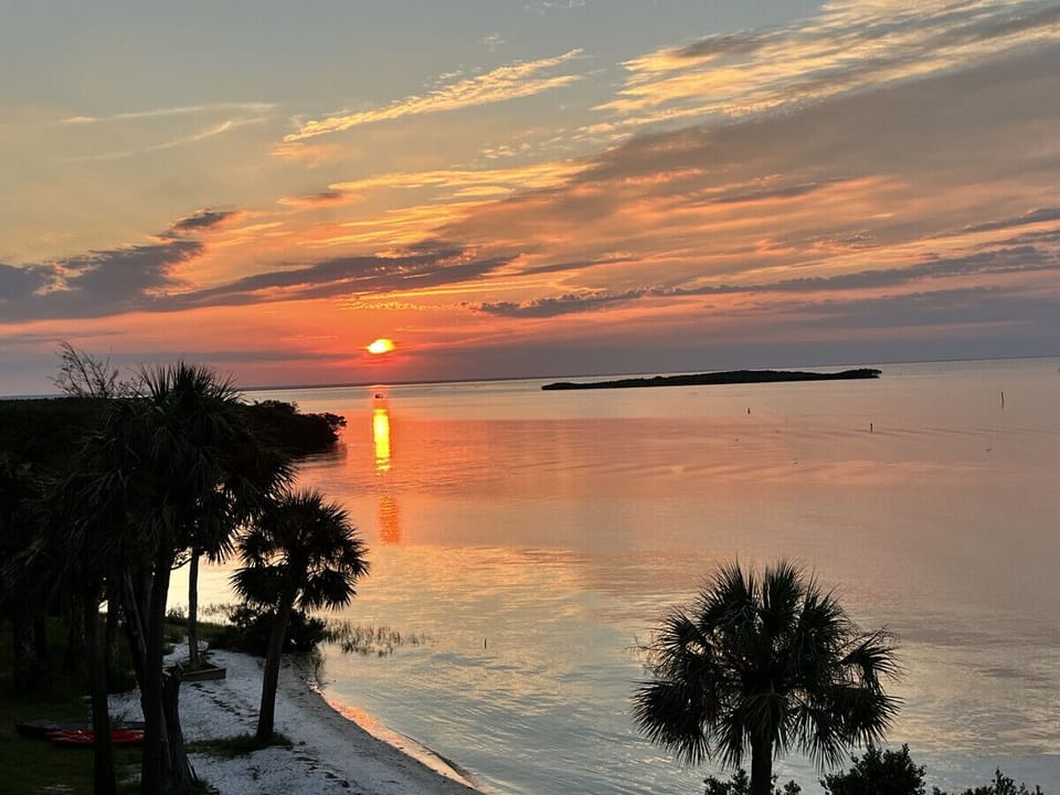 Sunrise in July from the deck