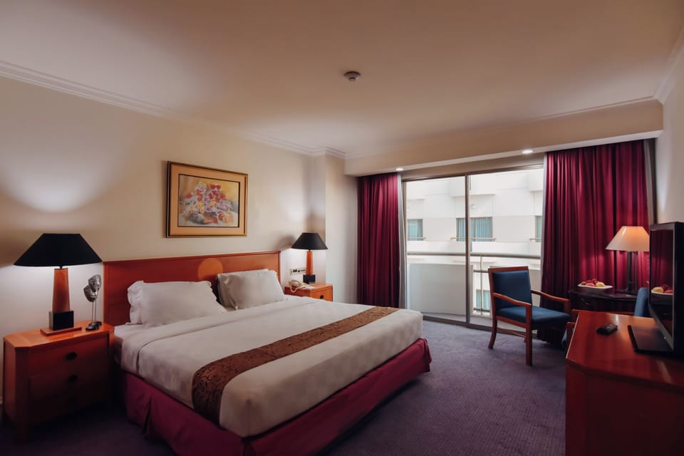 In-room safe, desk, blackout drapes, iron/ironing board