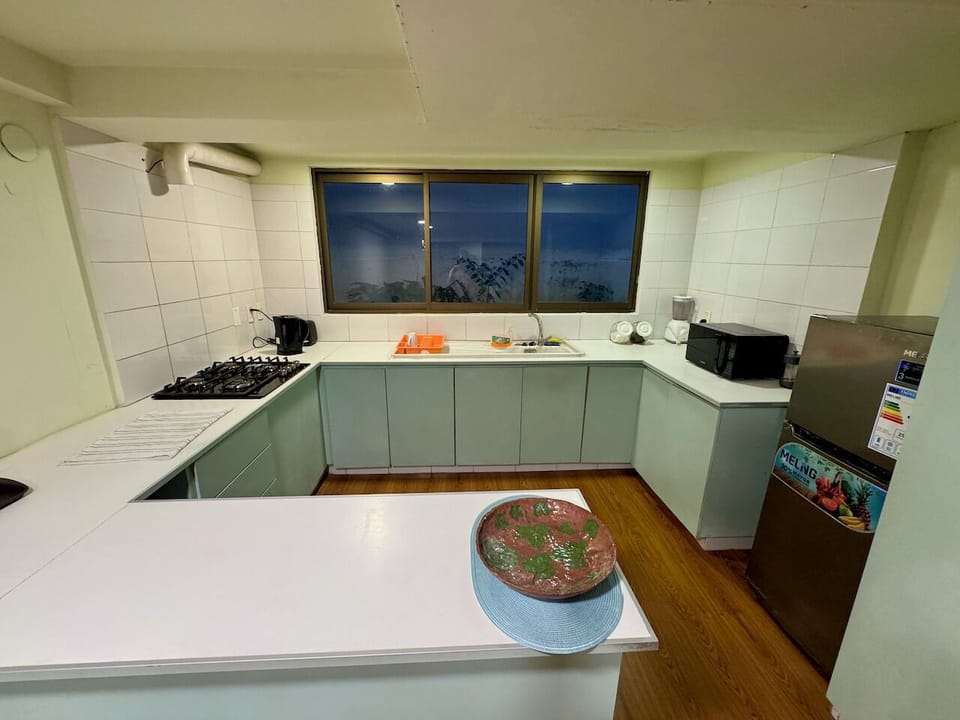 Shared fridge, shared microwave
