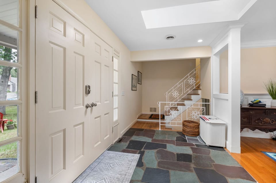 Impressive double door entry and foyer - 38 Monomoyic Way Chatham Cape Cod-Poppy's Place-NEVR