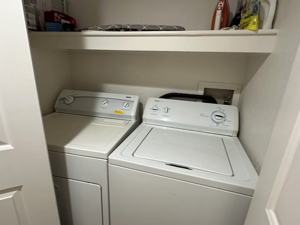 Full size washer and dryer 