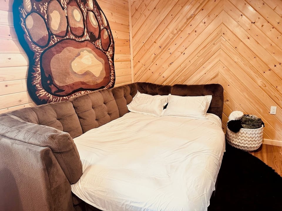 Modular Couch is Used as the Second Bed