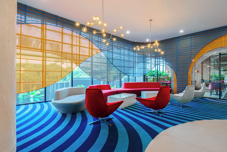Lobby sitting area