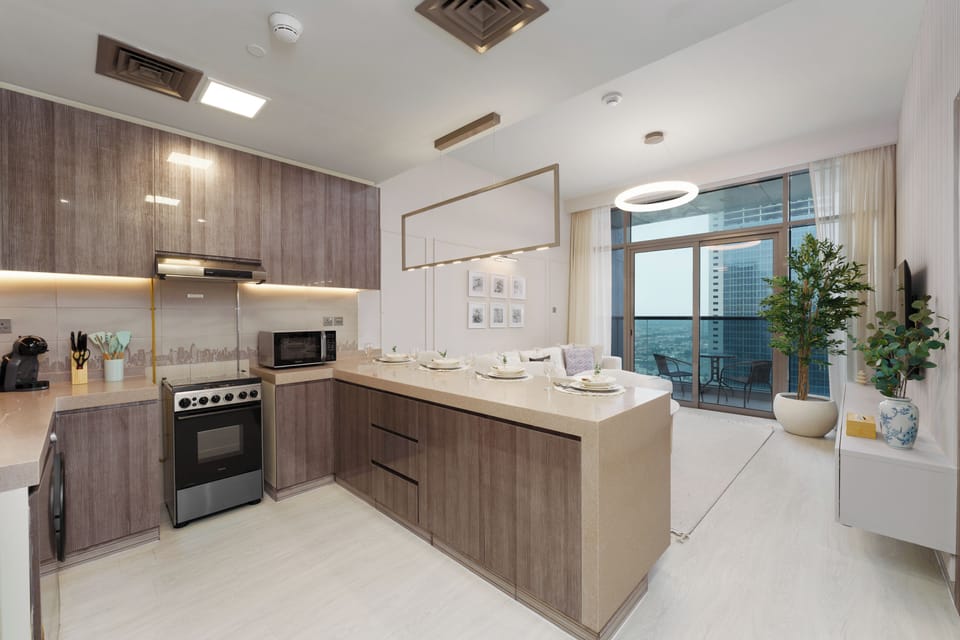 Deluxe Apartment, 1 Bedroom, Balcony | Private kitchen