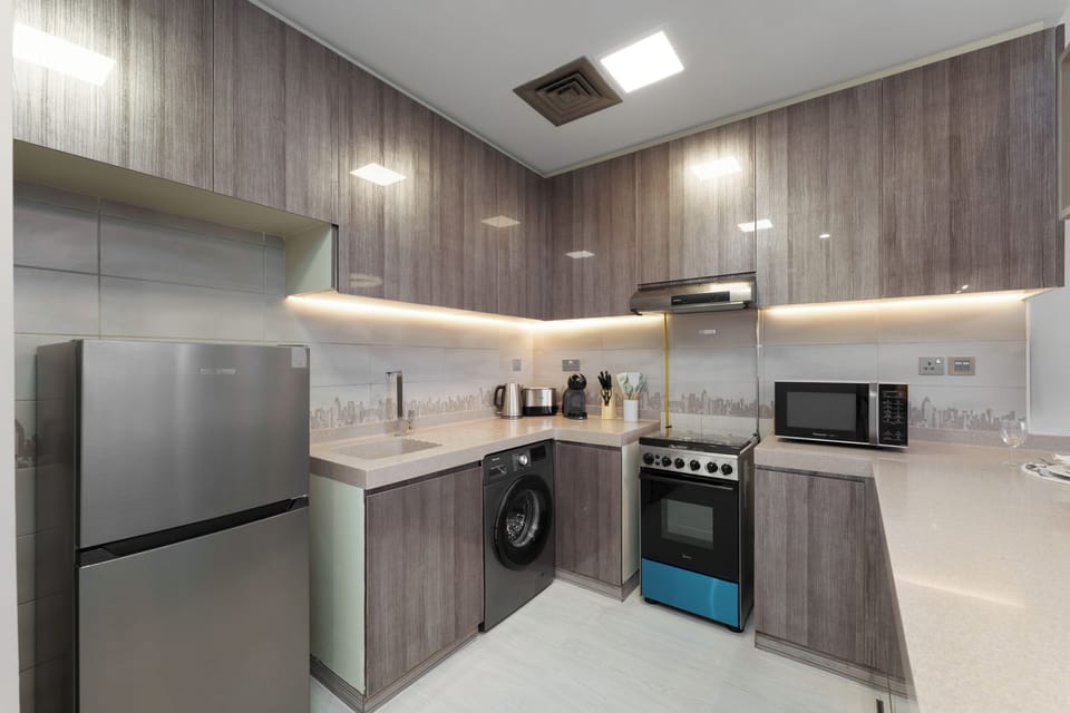 Deluxe Apartment, 1 Bedroom, Balcony | Private kitchen