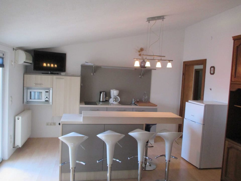 Villa (Two Bedroom Apartment with Balcony) | Private kitchen | Fridge