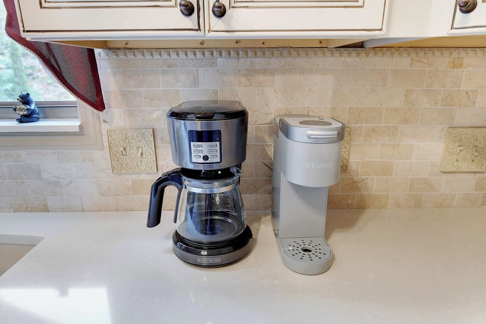 Drip style and pod style coffee makers