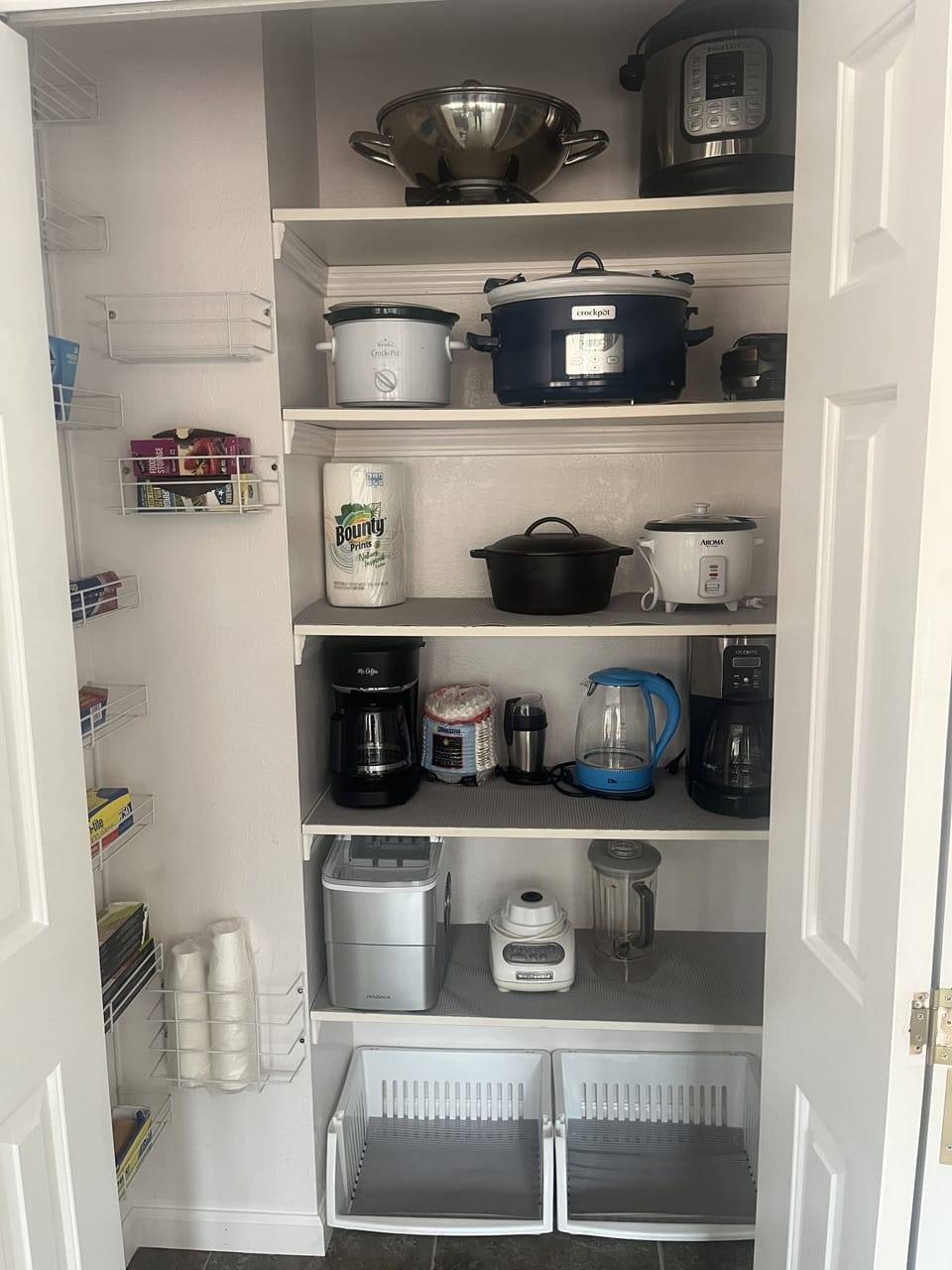 Fully stocked kitchen