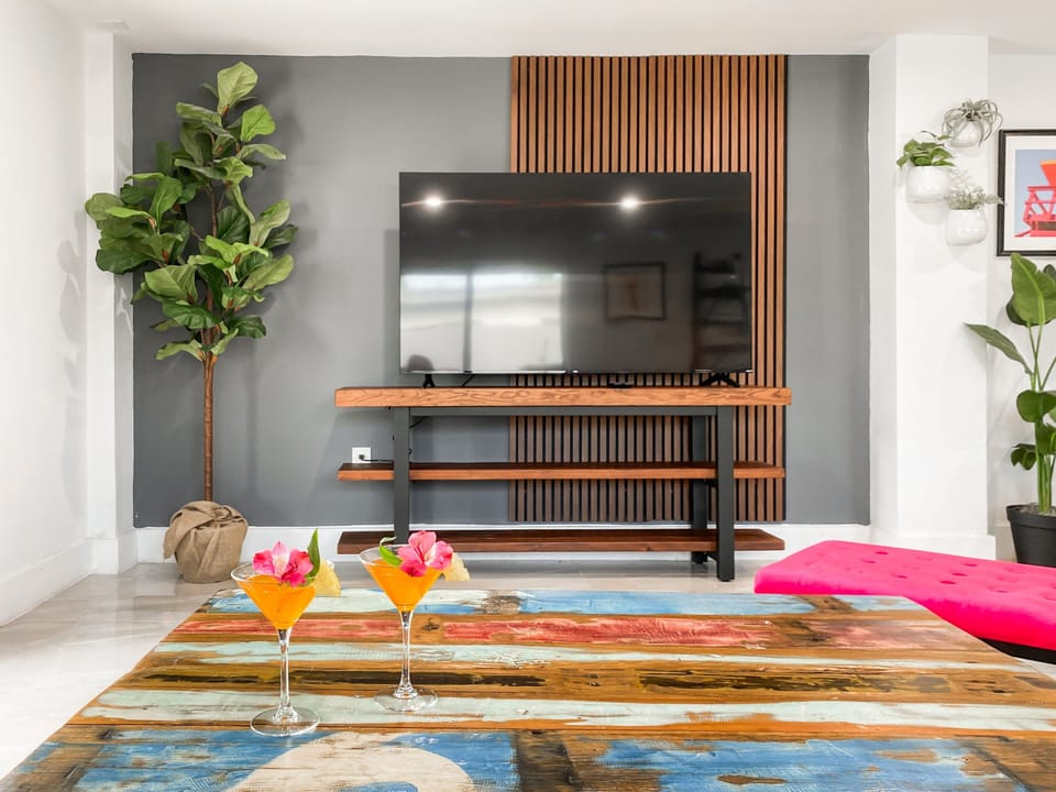 Living Room | Watch your fav shows on the 65" Roku TV.