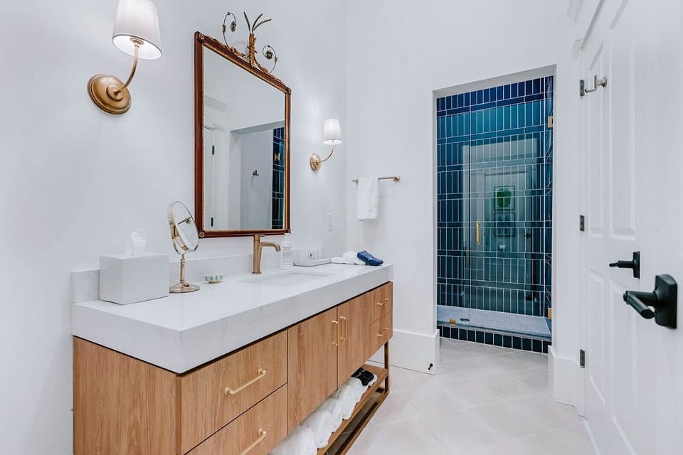Bathroom in Zeus Guest Room