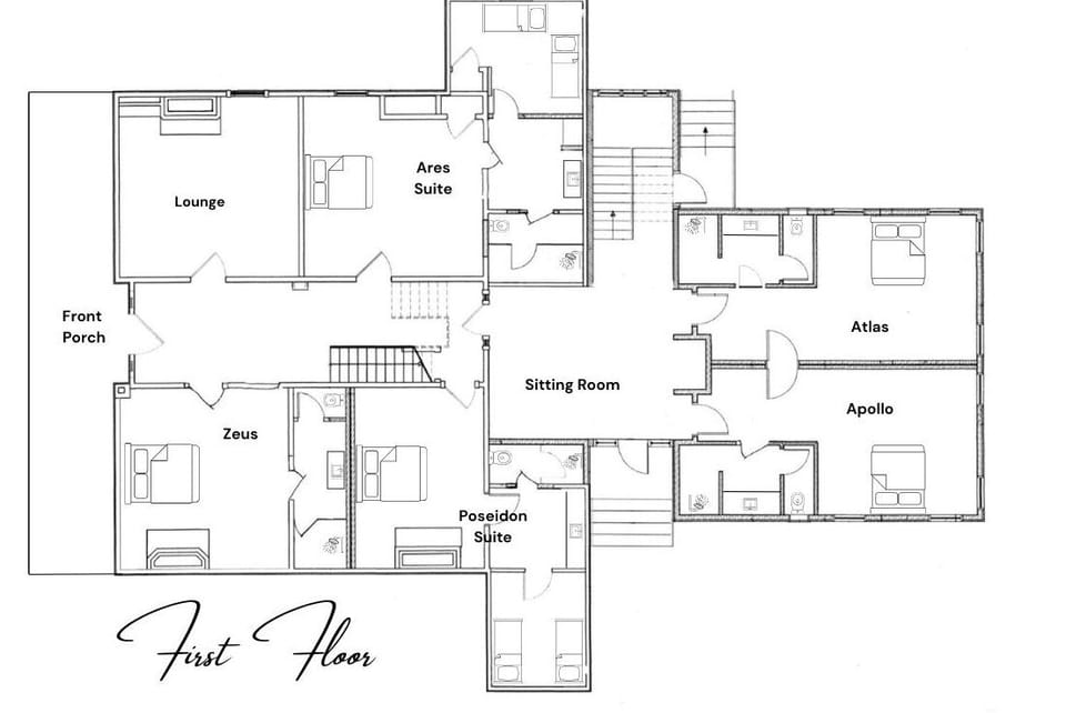 First floor of The Athenian