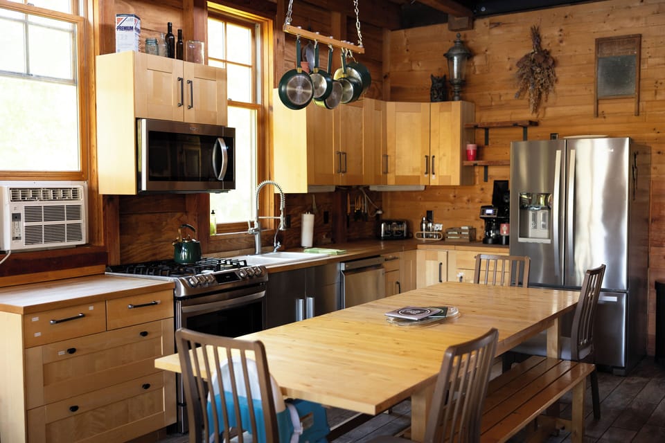 Full kitchen with everything you’ll need.