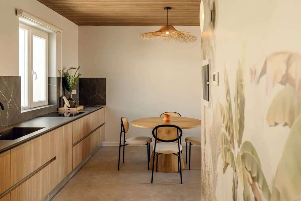 Full open kitchen equipped with Nespresso machine and all other necessary appliances. 