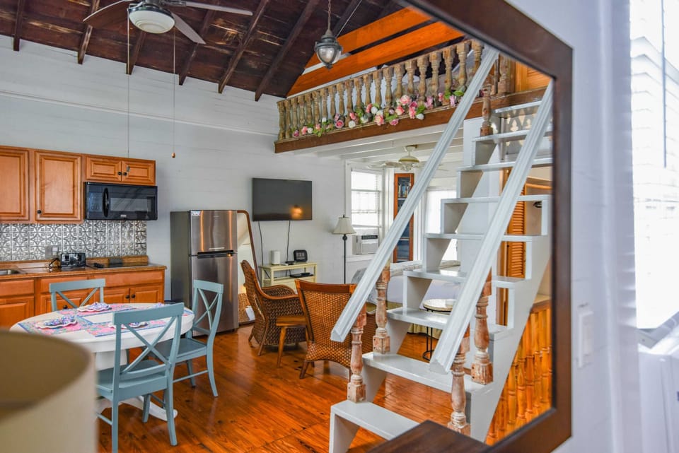 Living room area + loft