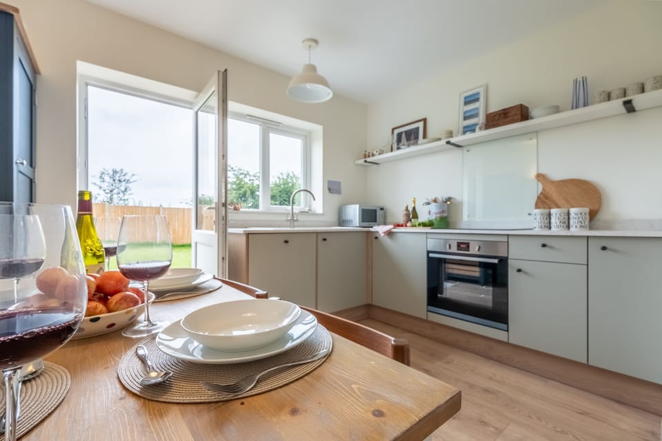 Ground floor: A well-equipped fitted kitchen