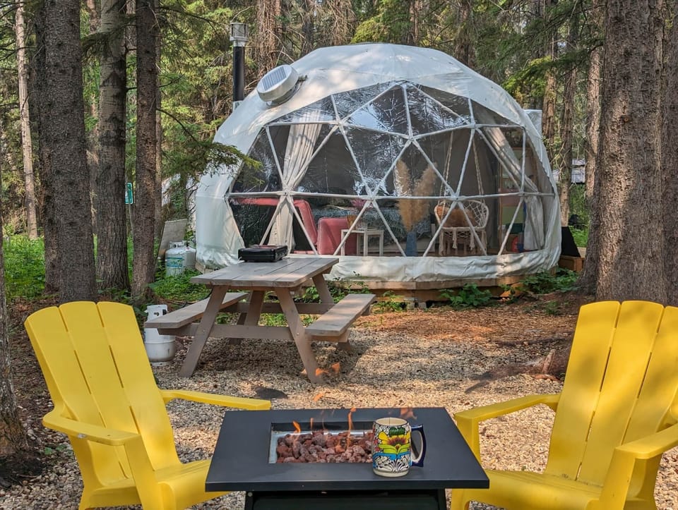 Aspen's private glamping site (1)