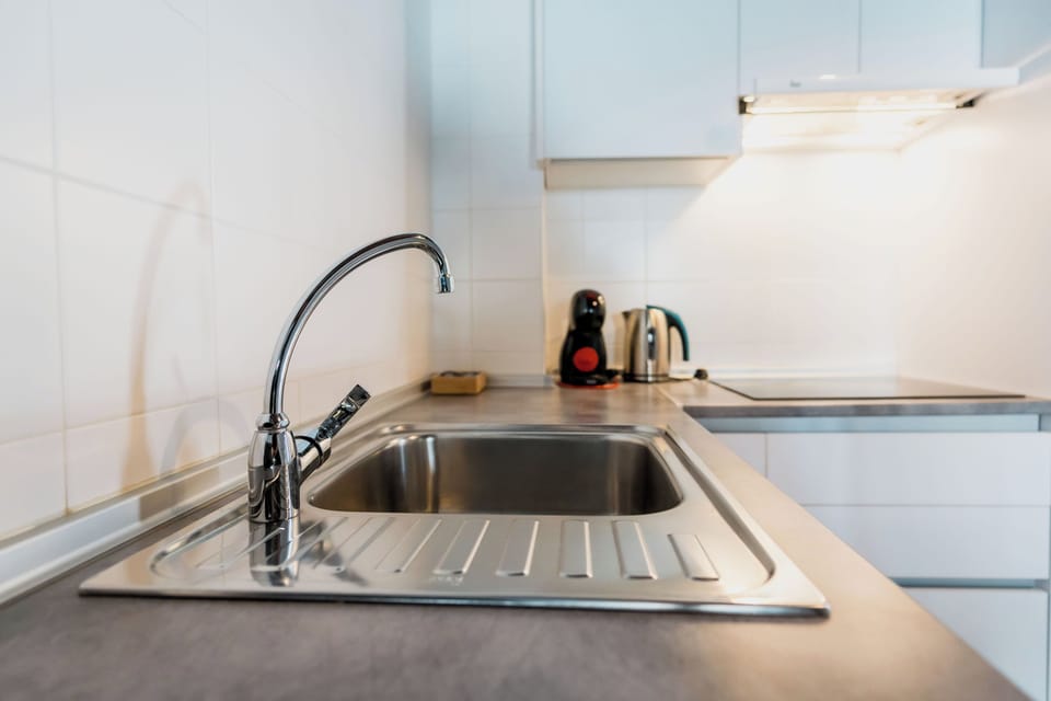 Standard Apartment, Patio | Private kitchen | Stovetop, coffee/tea maker, toaster, griddle