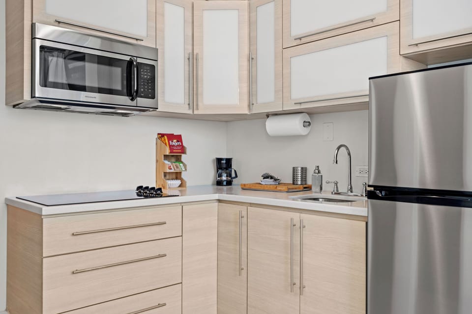 Fully-equipped kitchen.
