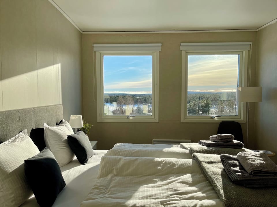 Double Room, 1 King Bed, River View, Courtyard Area | Hypo-allergenic bedding, down comforters, laptop workspace, free WiFi