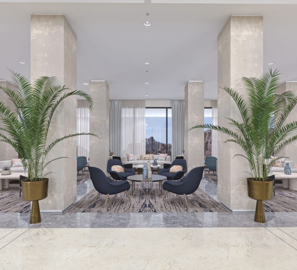 Lobby sitting area