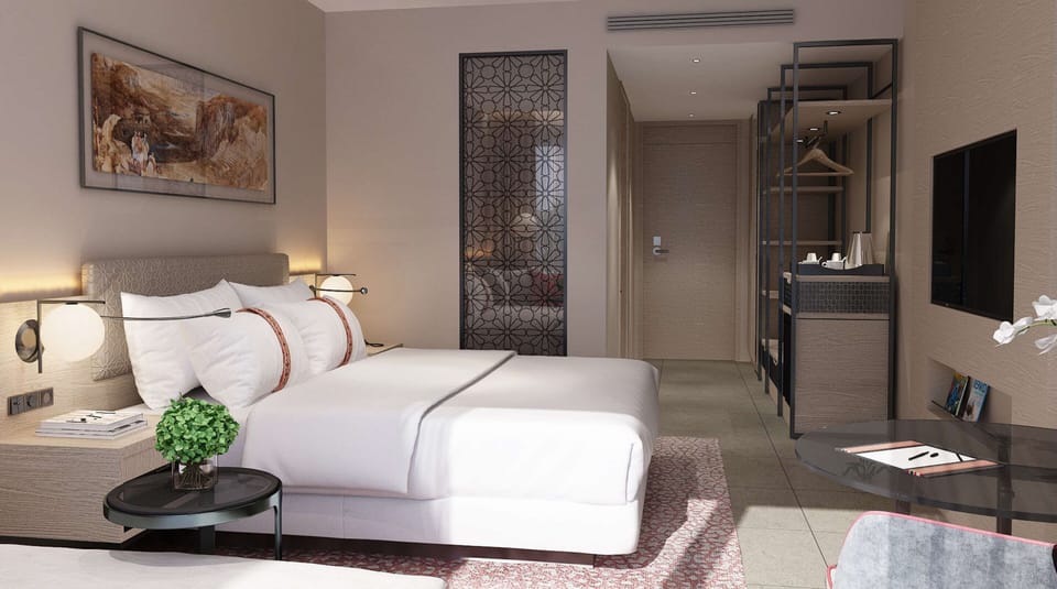 Minibar, in-room safe, blackout drapes, soundproofing