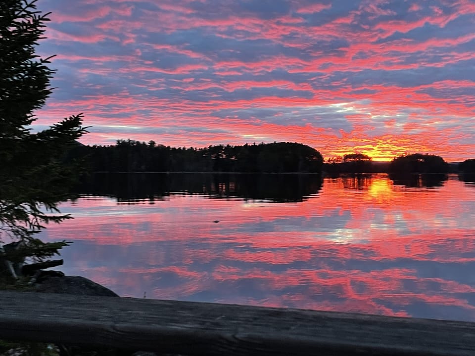 Sunset from Camp