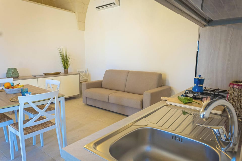 Kitchen and dining area