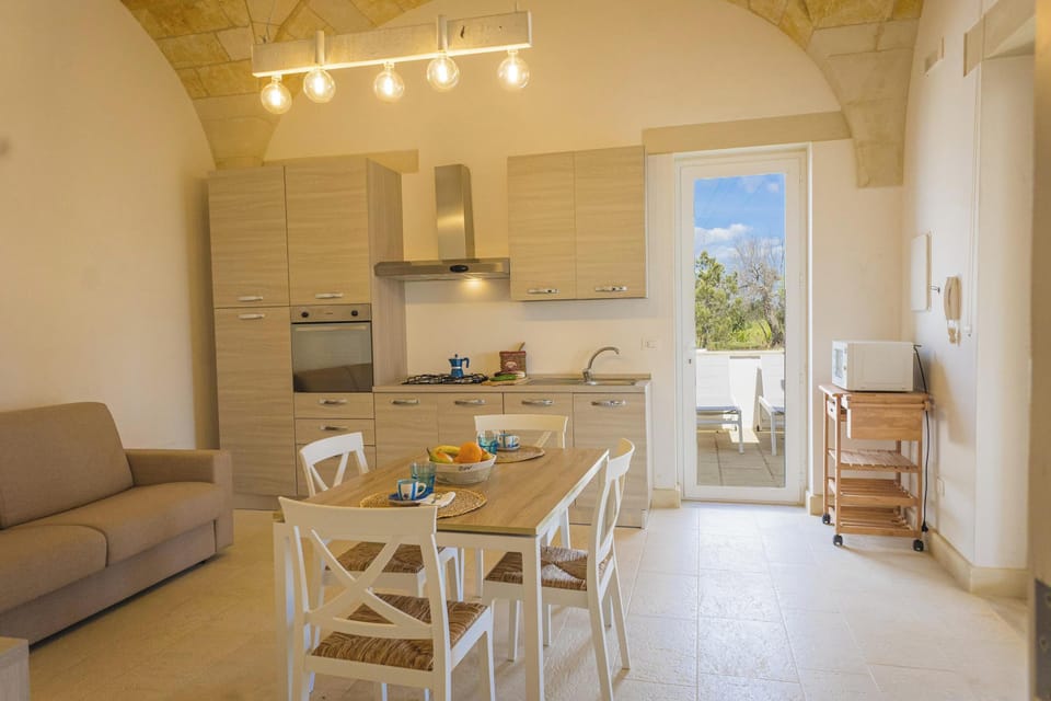 Kitchen and dining area